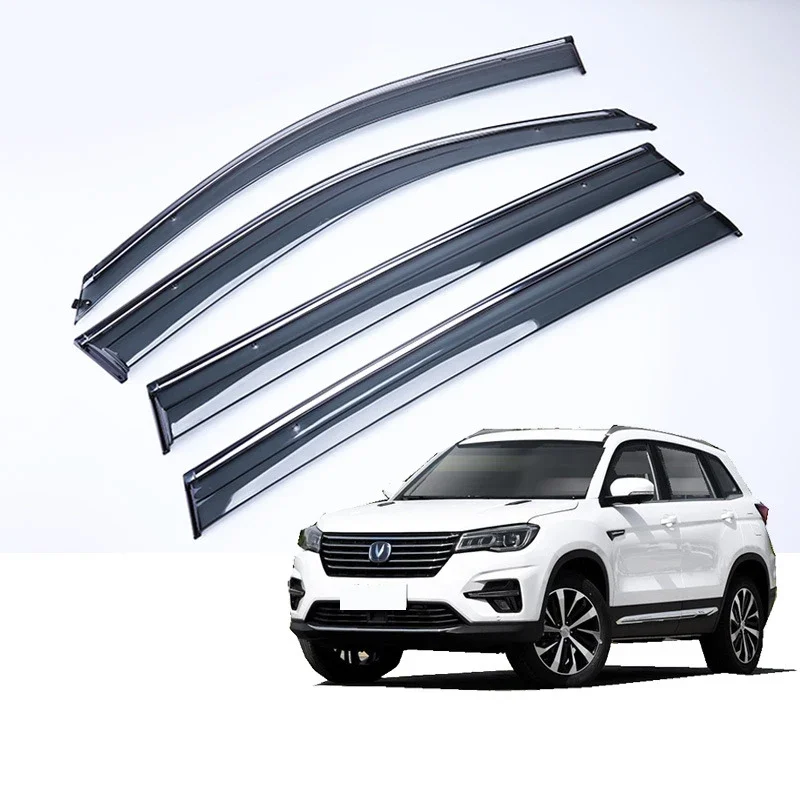 

FOR Changan CS75 FL Window Visors Rain Guard Windows Rain Cover Deflector Awning Shield Vent Guard Shade Cover Trim