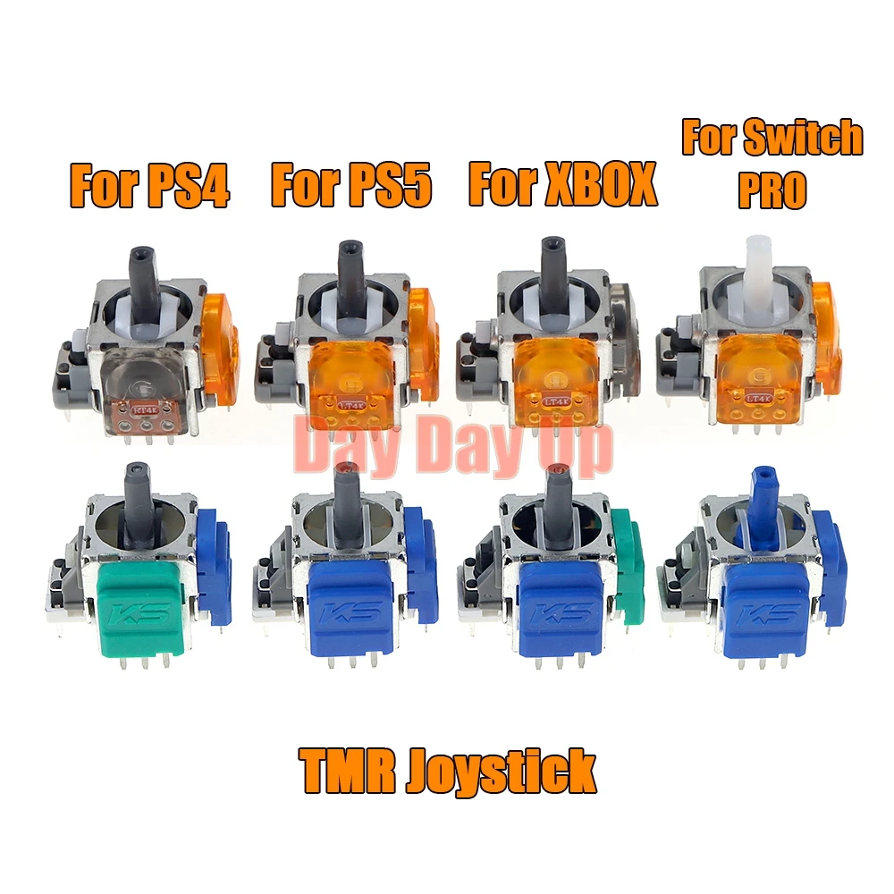 1PCS V2 TMR Electromagnetic Joystick For PS4 PS5 Xbox One Series Switch Pro Controller 3D Analog Rocker Thumbstick V2.0 — Generic