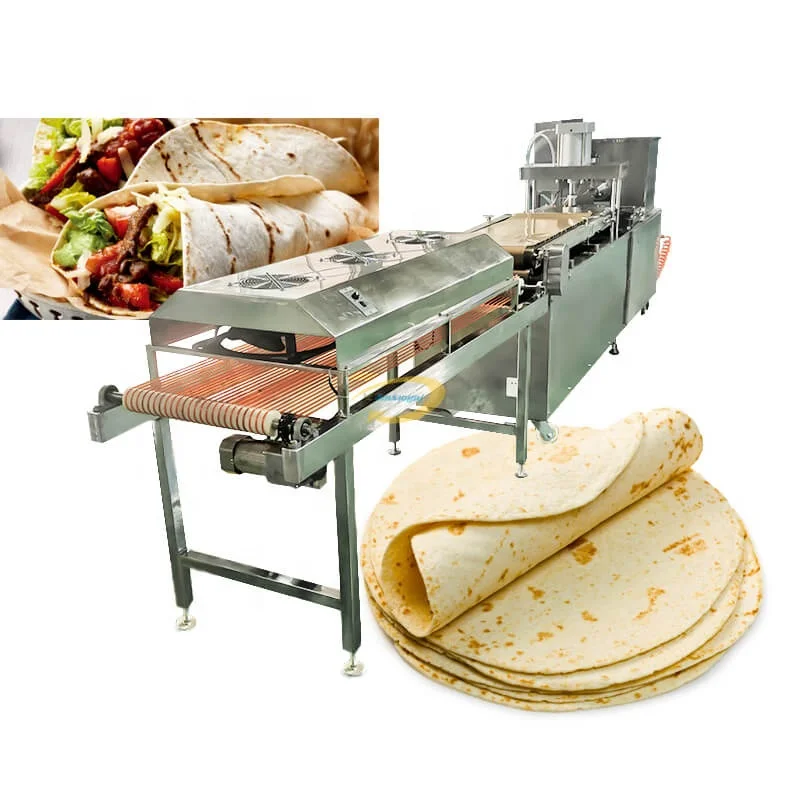 Full Automatic industrial flour corn mexican tortilla machine taco roti maker press bread grain product tortilla making machines