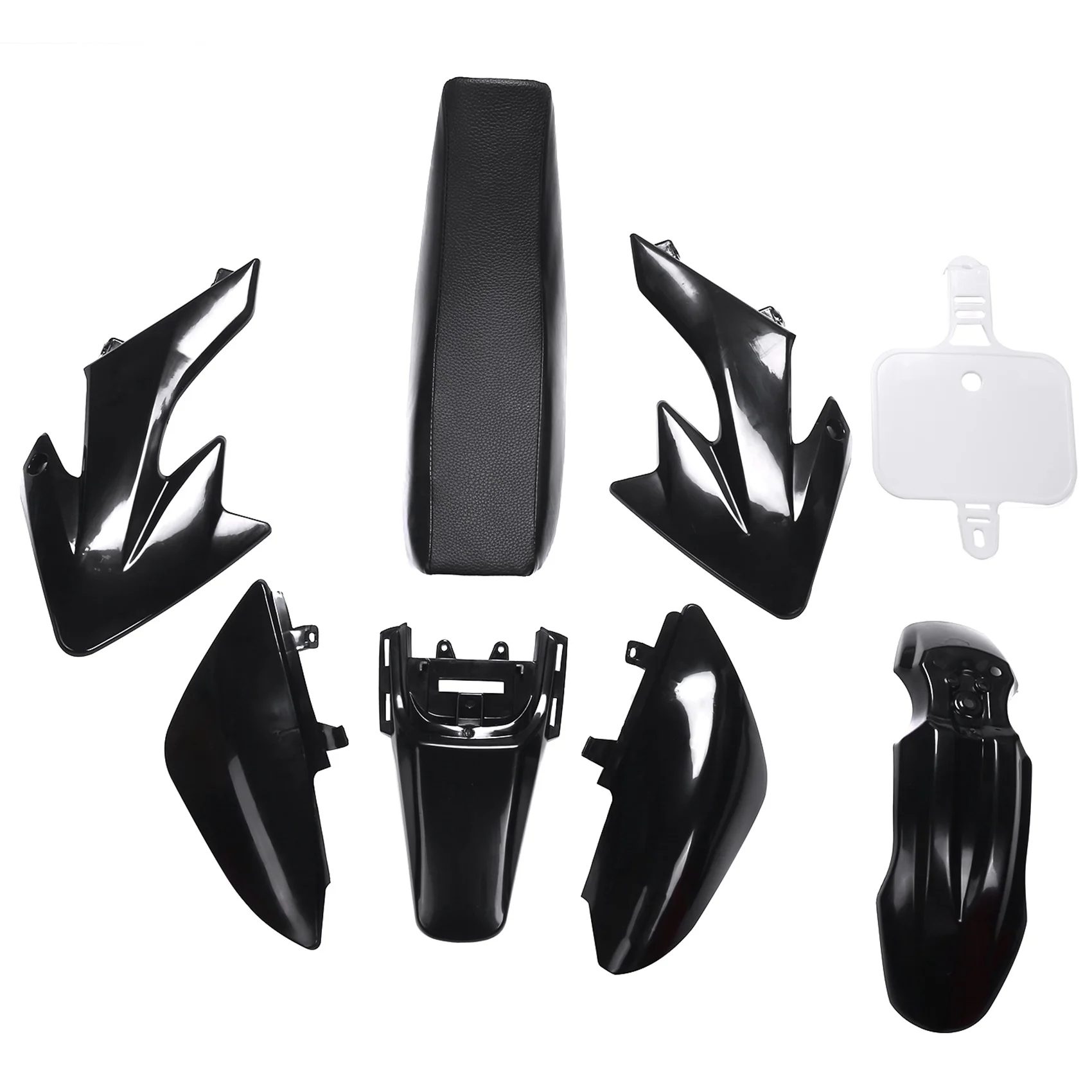 8Pcs 50Cc 110Cc 125Cc 140Cc Plastic 4-Stroke Crf50 Pit Off-Road Bike Set Mudguard Seat - Motorcycle Motorcycle Diy Kits