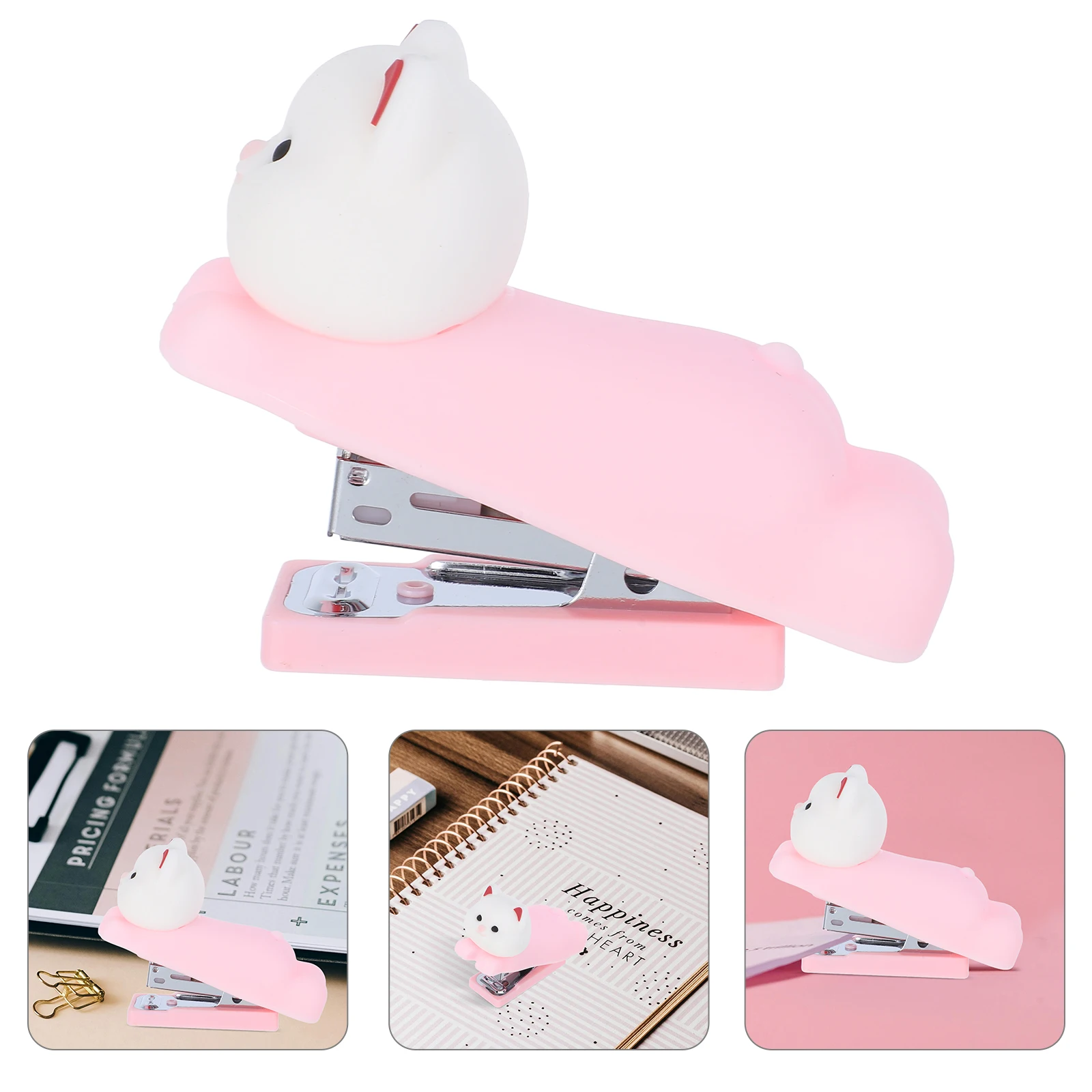 

Versatile Cute Cartoon Stapler Portable Handheld Stapler For Office Classroom Decorative Tool