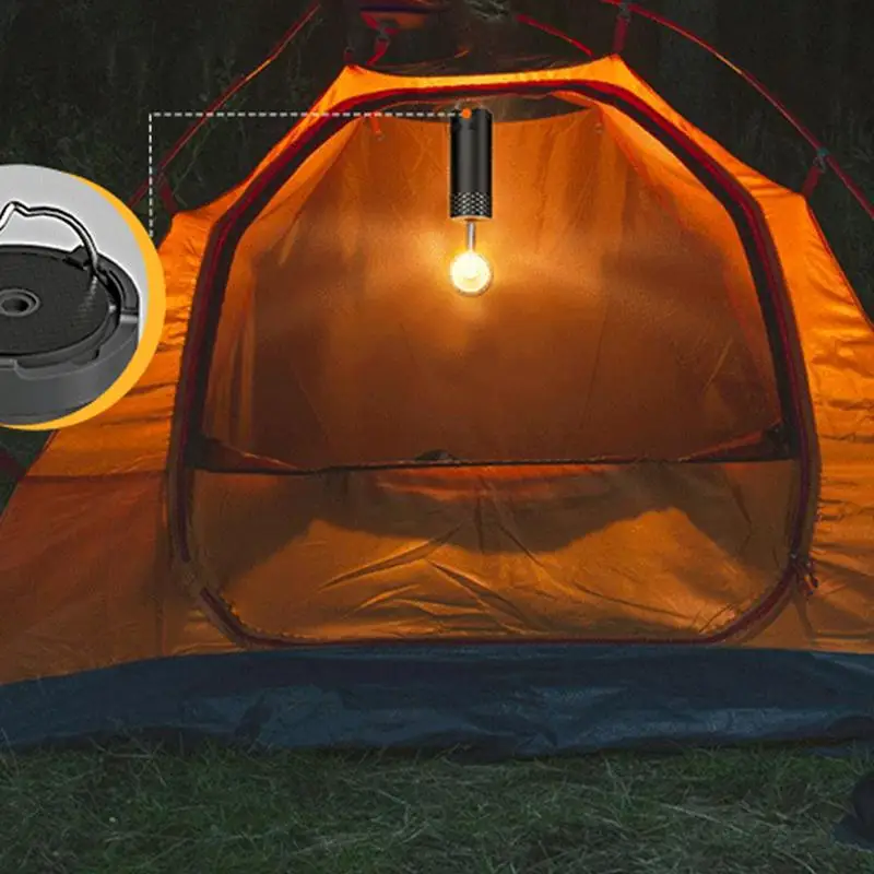 Camping Lanterns Battery Powered 10000mAh Battery Portable Lantern Hiking With Hook Tripod Base Telescopic Fishing Flashlight