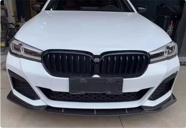 Для нового BMW 5 серии 525Li G30 G38 2018 2019 2020 2021 2022, модифицированная передняя губа из углеродного волокна FD