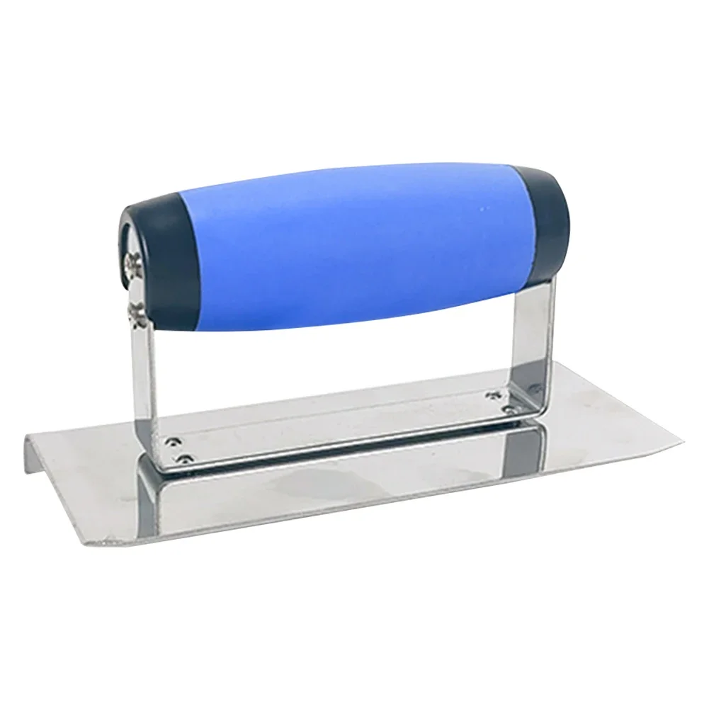 

Concrete Hand Edger Or Groover Concrete Tools Stainless Steel with Soft Grip Plaster Stucco Cement Finishing Tool Pool Trowel