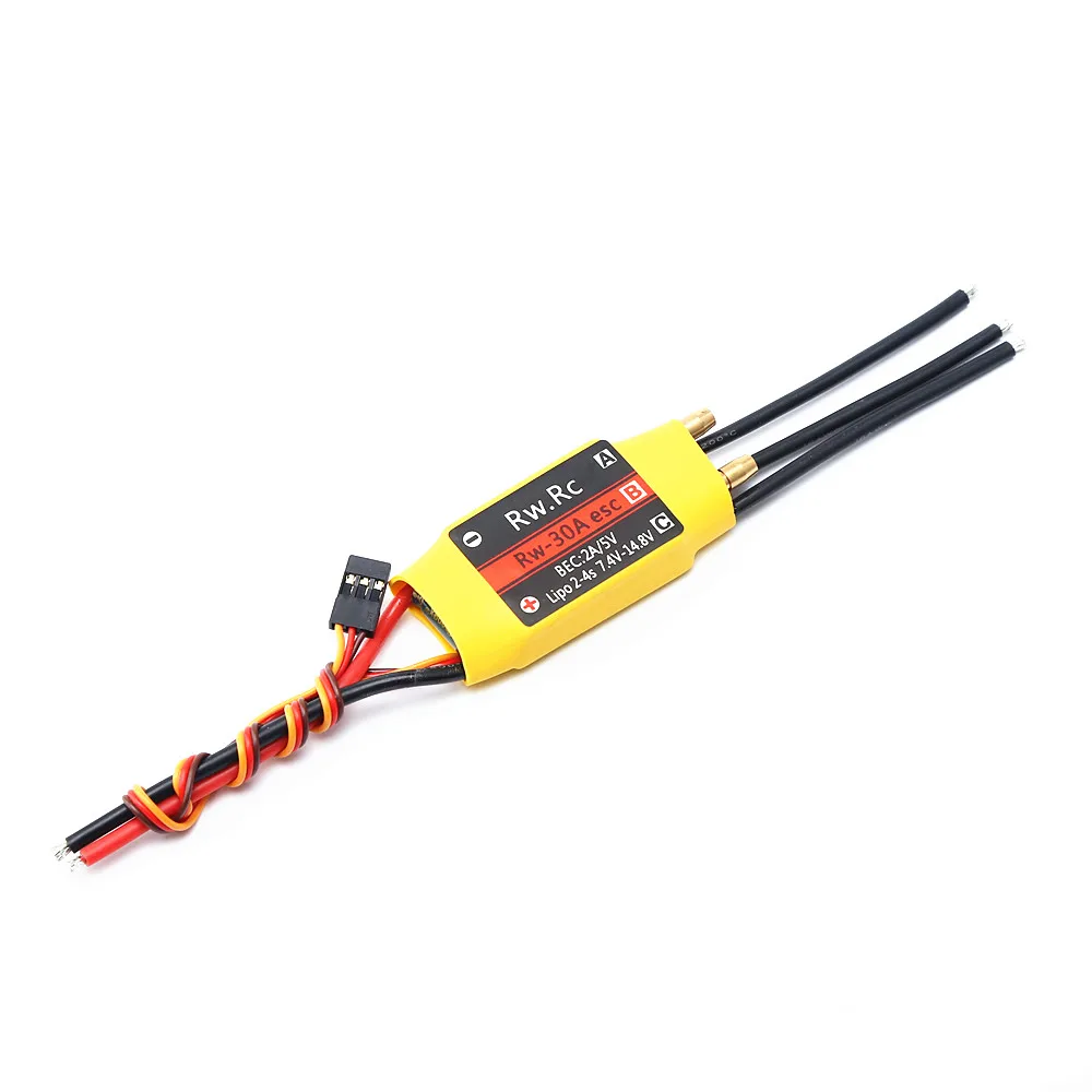 30A 50A 70A 80A 125A 200A ESC senza spazzole raffreddato ad acqua con ESC impermeabile di retromarcia per RC Car RC Boat