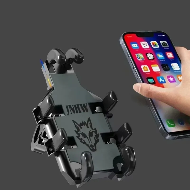 VIKEFON Universal New Upgraded Eight Claws Mobile Phone Holder for Motorcycle Scooter ATV Bicycle E-bike Cell Phone Bracket image 6