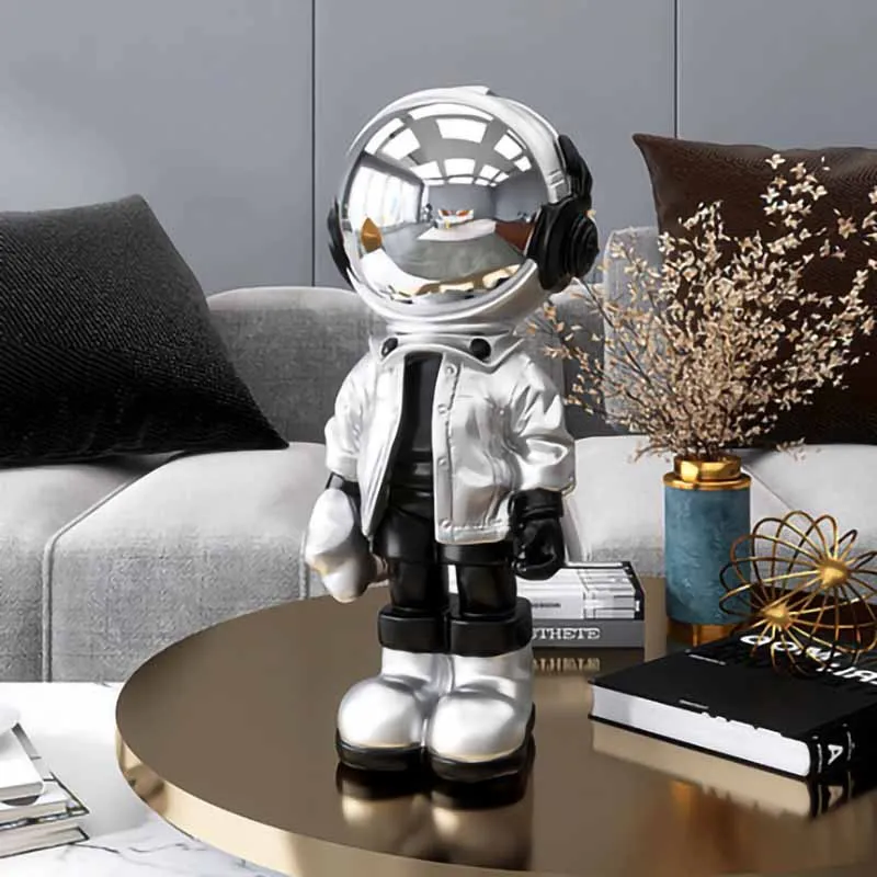 Creative Resin Cartoon Astronaut Statues Home Decoration Figurine Desktop  Decor Sculpture Nordic Indoor Christmas Ornaments