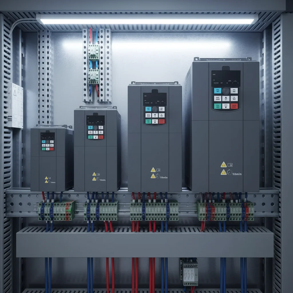 

Inverter for Single-Phase 110V 220V & Three-Phase 380V Motors 0.75-22kW Vector Control Frequency Converter CE ISO