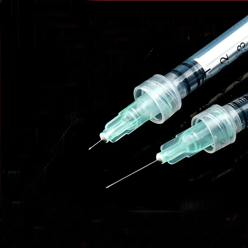 skin prick needle Piercing Transparent Syringe Injection glue Clear Tip Cap ForPharmaceutical injection needle 32G 4mm 13mm