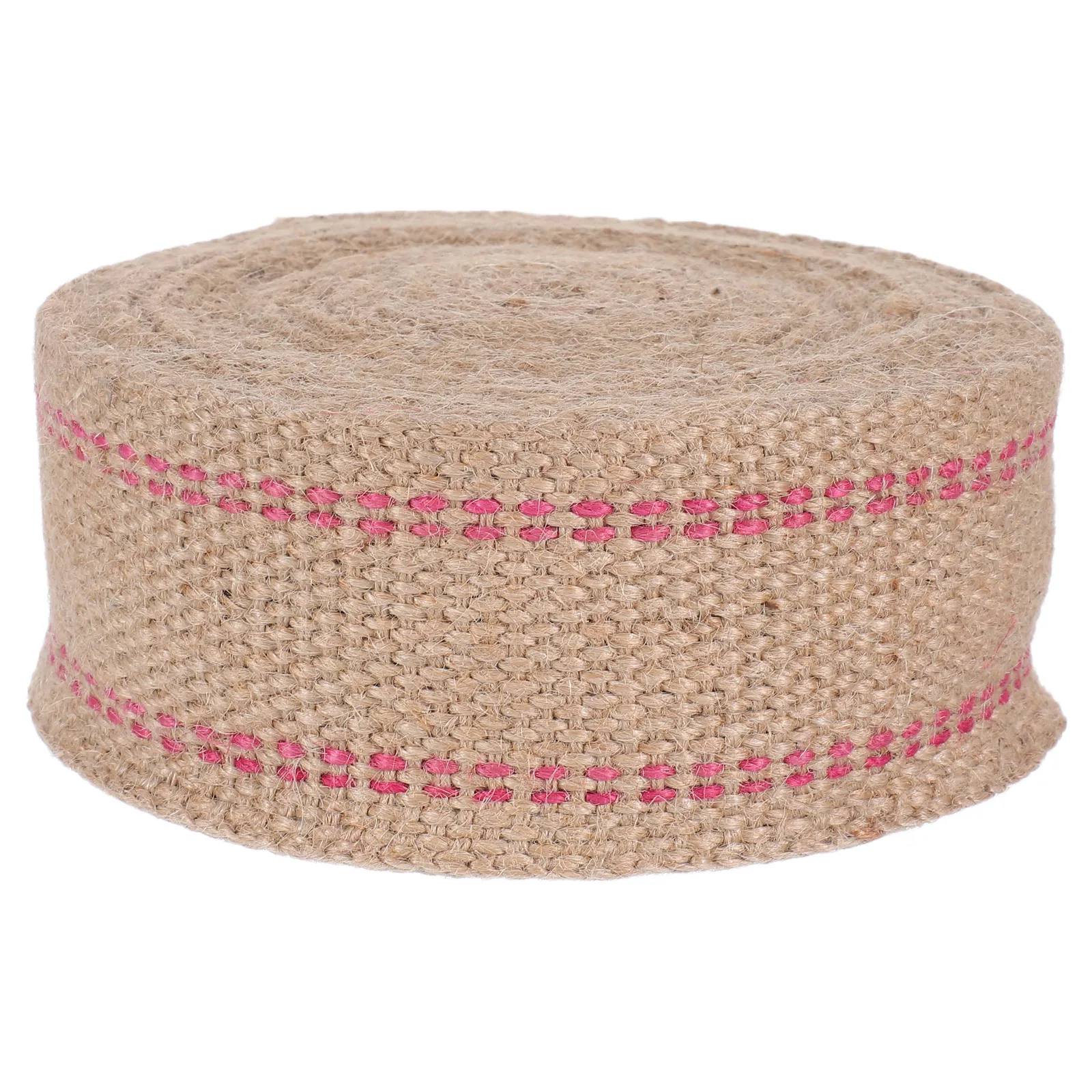 

Jute Webbing Rope Red Stripes Chair Repair Crafts Furniture Tape Christmas Decor 100ft Durable Indoor Outdoor Use Swing Straps