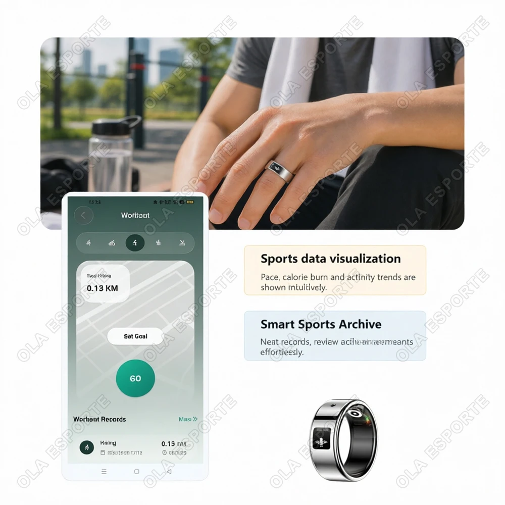 Recording Smart Ring with Health Monitoring Features
