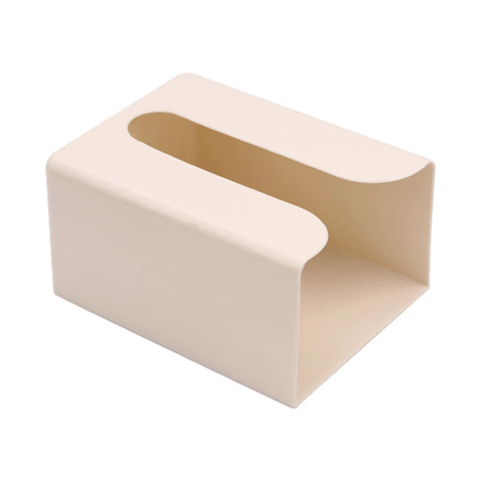 صندوق مناديل مثبت على الحائط، حامل مناديل ورقية ذاتية اللصق، صندوق ورقي قابل للإزالة، موفر للمساحة، مقاوم للماء