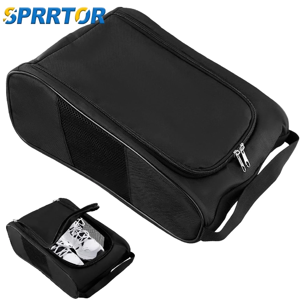 1PCS Golf Shoe Bag for Men Women, Mesh Shoe Bags for Travel, Water Proof Ventilation Golf Shoes Bag, Outdoor Shoe Carrier