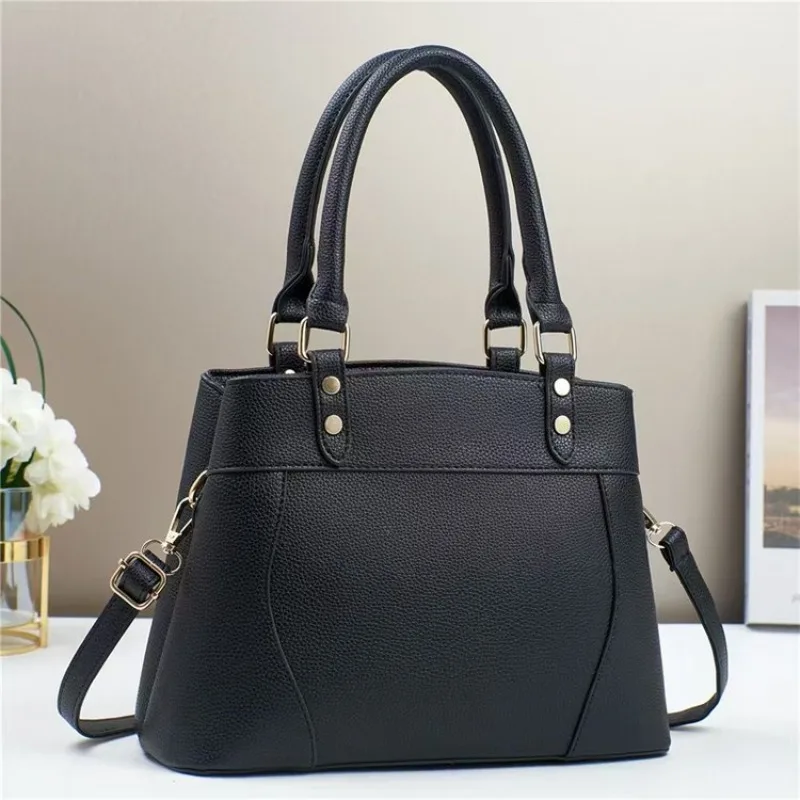 

Fashionable Tote Bag For Women Luxury Shopper Solid Color Commuter Bag Best Superstar Show Diaper Bag Large Capacity