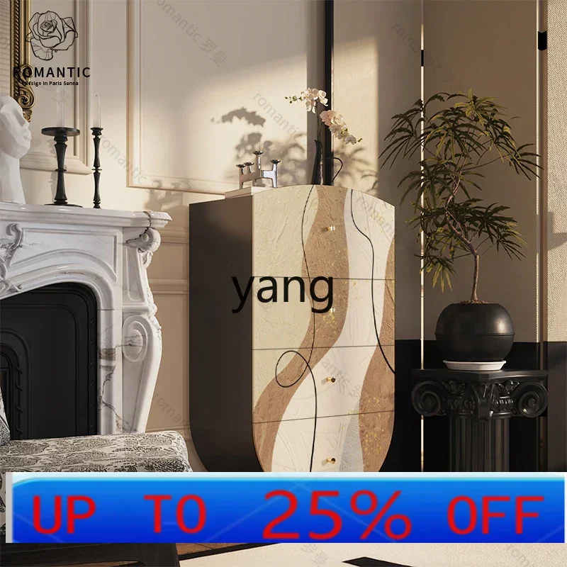 LH  modern simple household living room integrated against the wall free installation storage locker