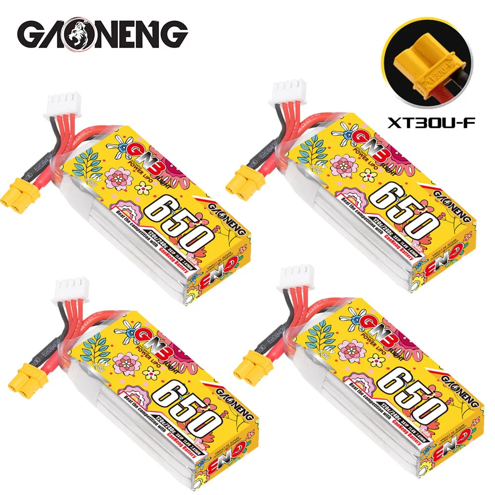 

GNB 3s 650mAh 120c/240c Lipo Battery For RC Helicopter Quadcopter FPV Racing Drone Spare Parts 3s 11.4v Drones Battery