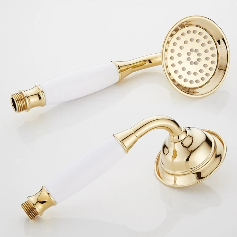 Stainless Steel Handheld Shower Head Convenient Anti-rust Wear-resistant Household Showerhead Easy Clean Bathroom Fixture