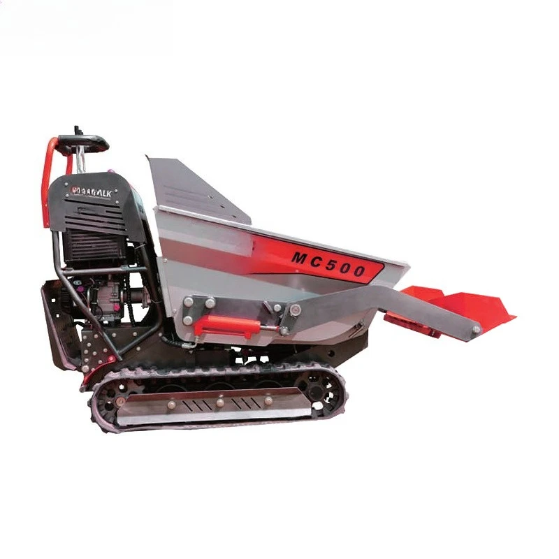 

Fully hydraulic crawler dump truck, standing crawler dump truck, household agricultural small truck