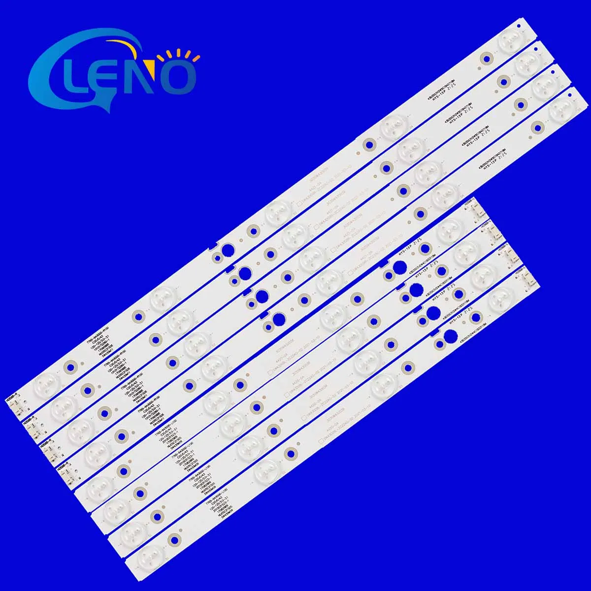 New 8pcs/Kit LED Strips For 43 TV CRH-A4330300104L6CN Rve1.0 I CRH-A4330300105R6CN Rve1.0 7710-643000-L100 7710-643000-R100