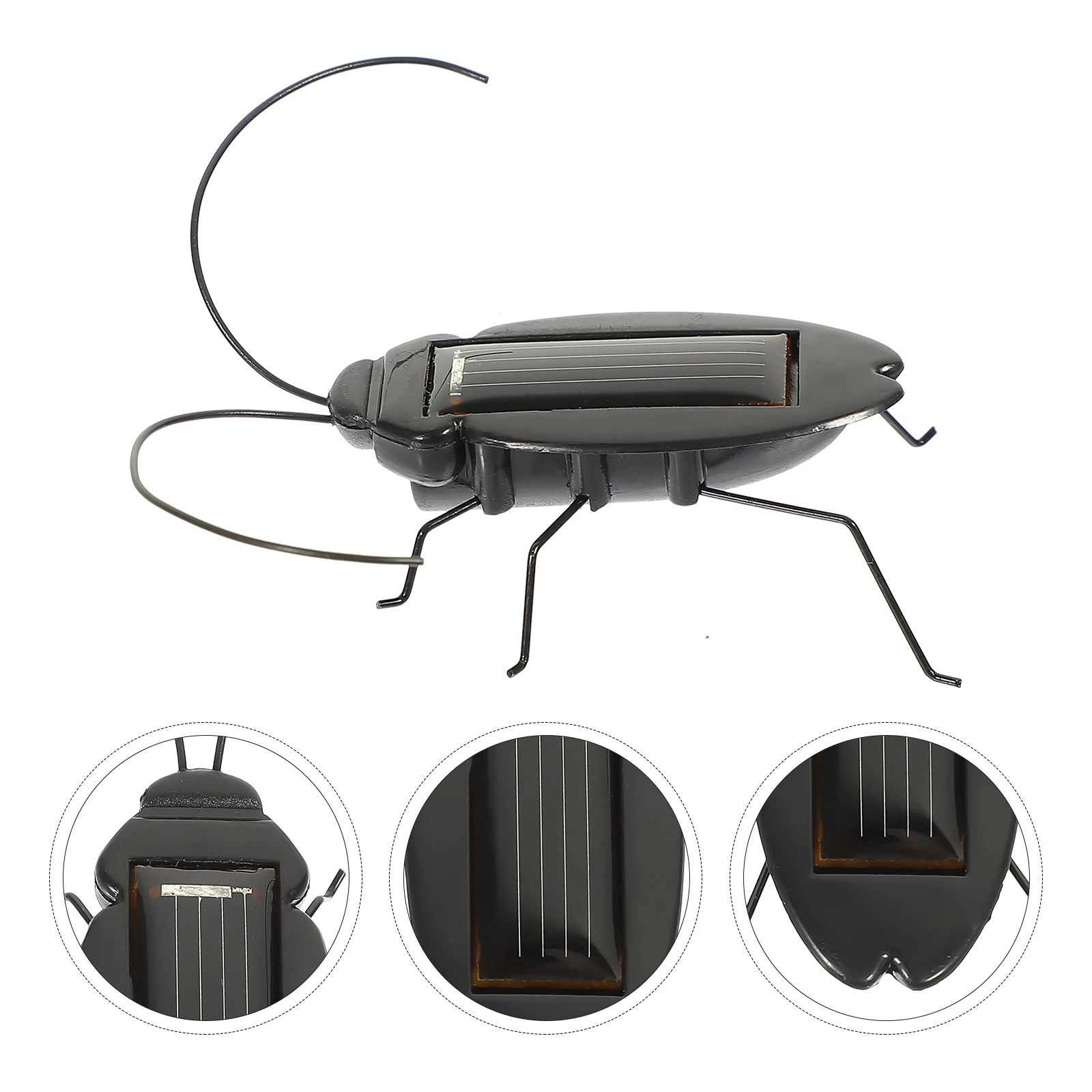 Solar Energy Powered Toy Education Set Lifelike Bug Shape Children'S Pvc Abs Electronic Components Halloween Party Trick Toy