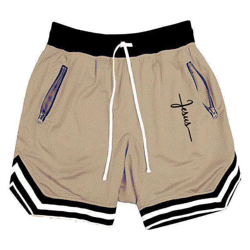 Pantalones cortos deportivos de baloncesto para hombre, Bermudas informales de secado rápido, talla grande