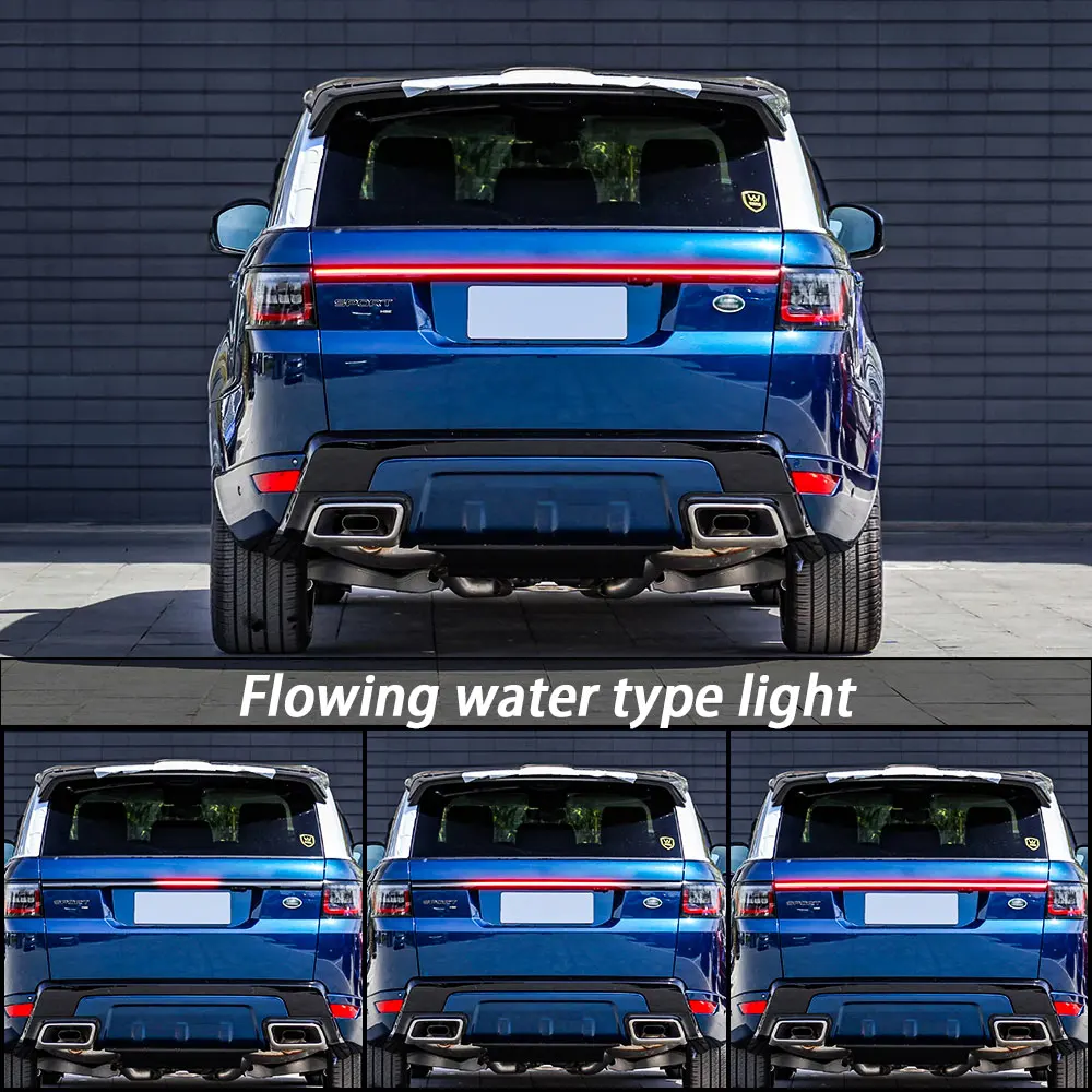 Picture 7: Car Trunk Trim Strip Upgrade  LED Rear Through Taillight  for land rover Range Rover Sport L494 14-21