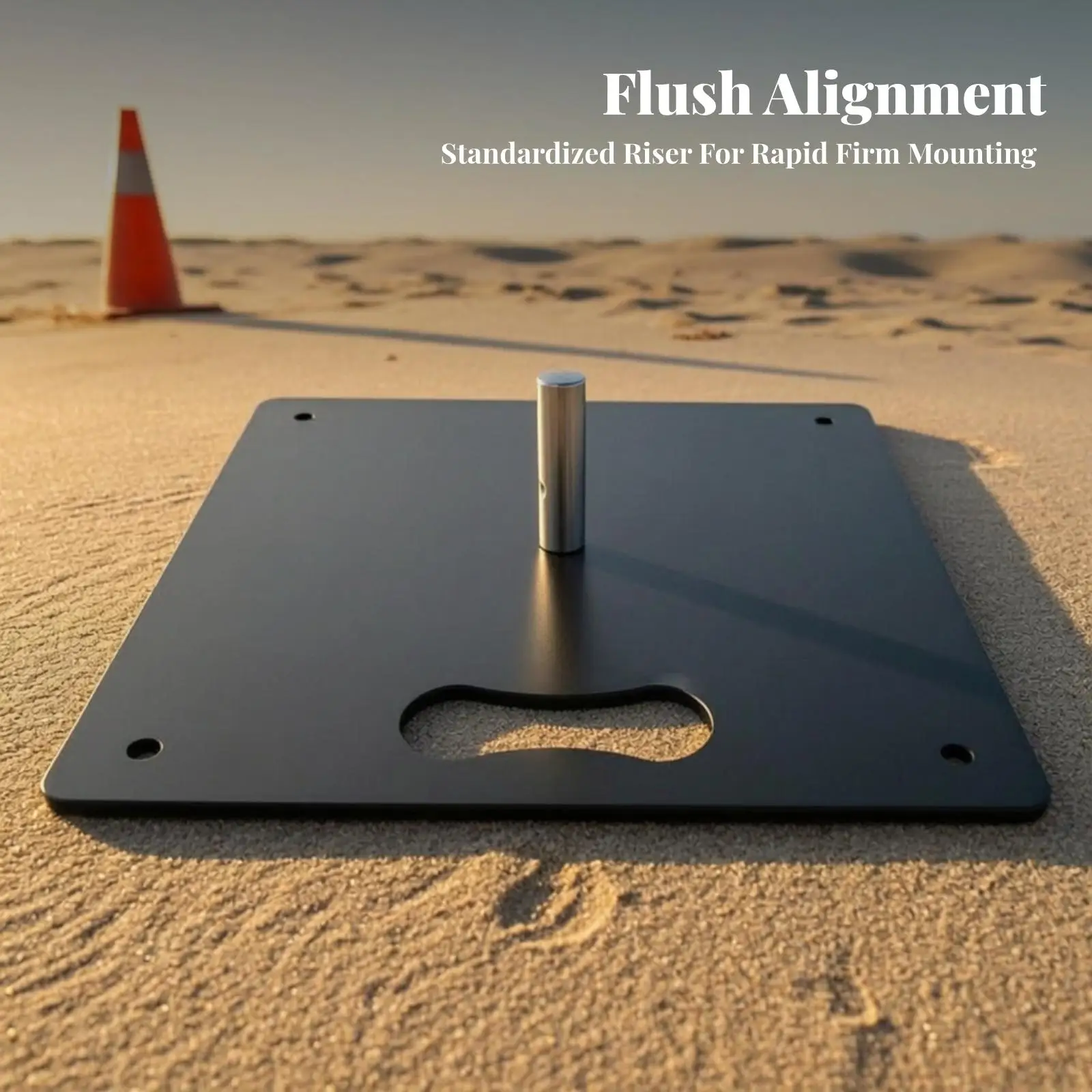 Durable Flat Flag Stand Base for Promotional Banner Flag and Event Display Use