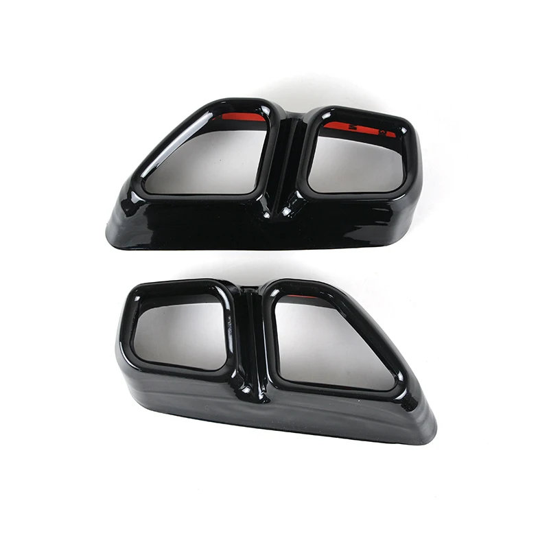 

Car Accessories Exhaust Tail Throat Pipe Modified Frame Trim For BMW 5 Series G30 G38 2018-22 Stainless Steel Decoration Sticker