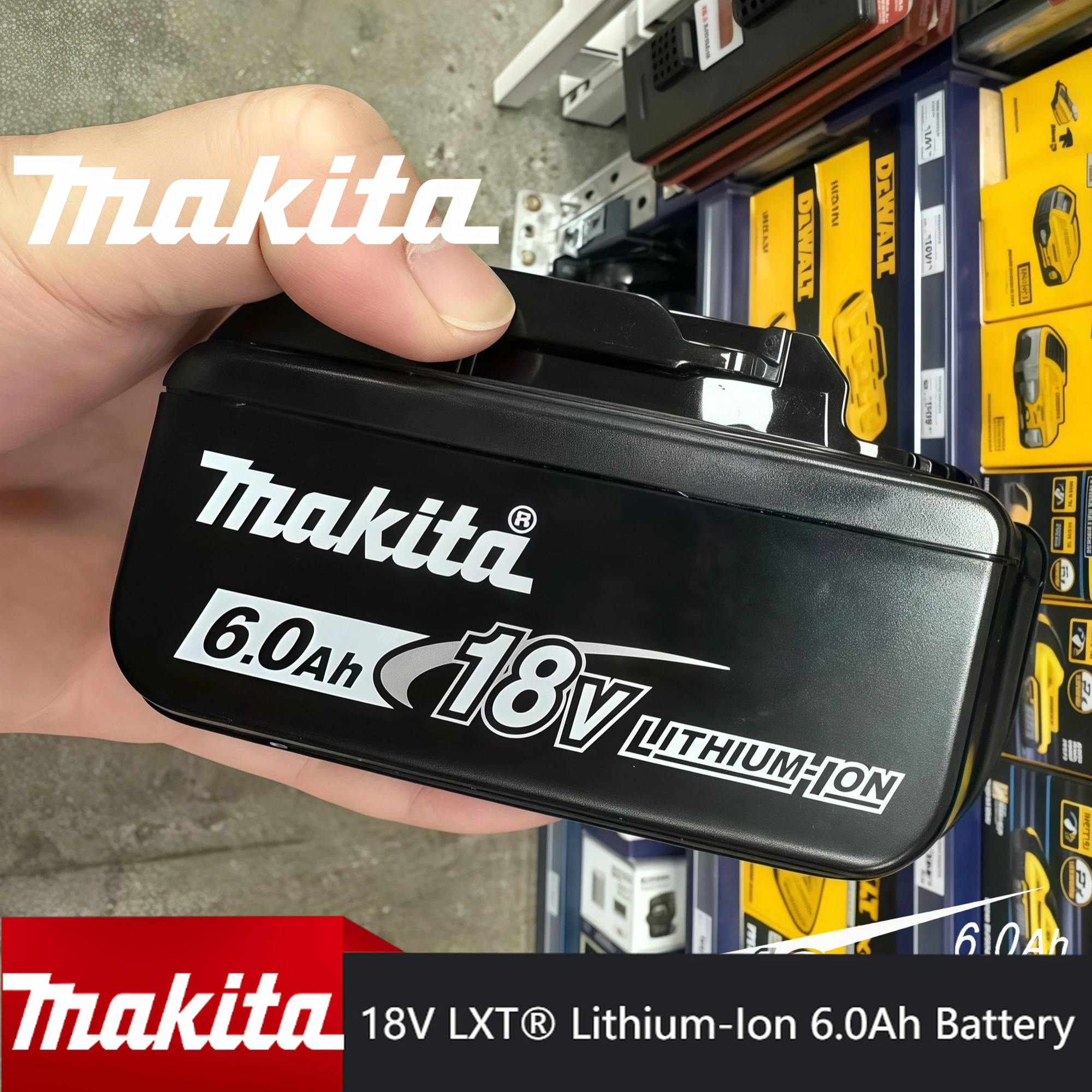 

Makita BL1830 BL1830B BL1840 BL1840B BL1850 BL1850B Аккумулятор для электроинструментов, 100% оригинальная аккумуляторная батарея Makita 18 В 6,0 Ач