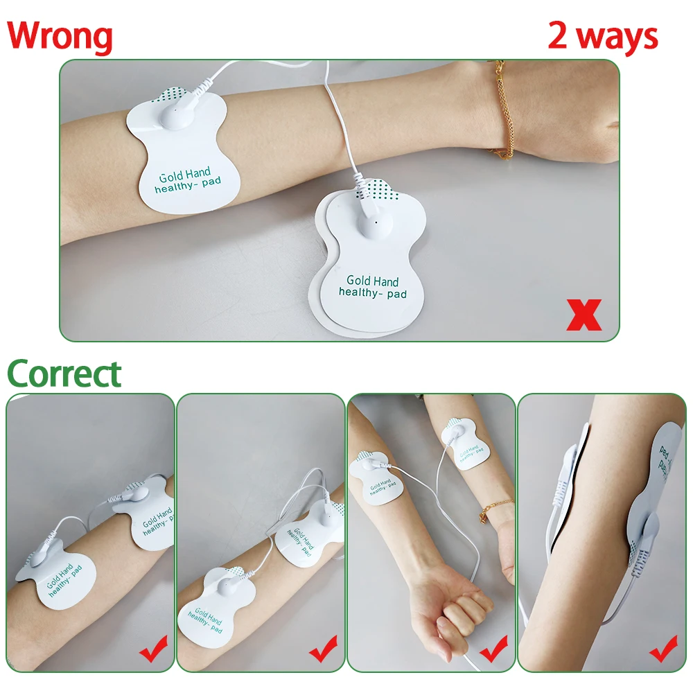 Dual output TENS EMS Massager Massage Machine