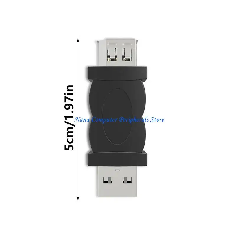 F68C Firewires IEEE1394 6Pin أنثى إلى محولات محول الذكور USB للكاميرات الرقمية Camcorders كاميرات الهواتف المحمولة