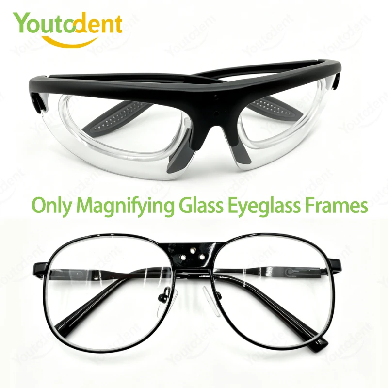 

Youtodent Dental Loupe Eyeglass Frame Accessories Metal Frame Plastic Frame Compatible With Surgical Magnifier for Dental Lab