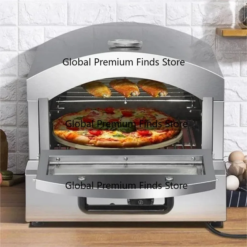 Indoor Pizza Ovens Stainless Steel Kitchen Electrical  Baking BBQ Camping Toasters Commercial Dome Pizza Oven for Restaurant
