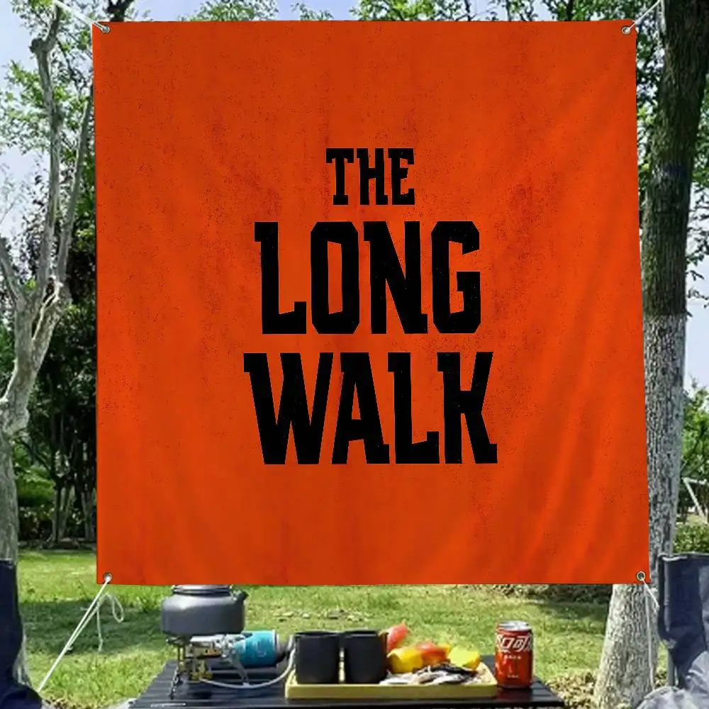 Movies T-The Long Walk Small Size Cheerleading Banner Hand Pulled Flag Outdoor Atmosphere Flags