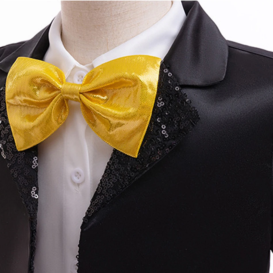 ميكي نفس البدلة الصبي مرحلة الأداء ملابس الاطفال سراويل الطفل قصيرة الأكمام ثلاث قطع مجموعة عيد الميلاد زي ميكي مجموعة