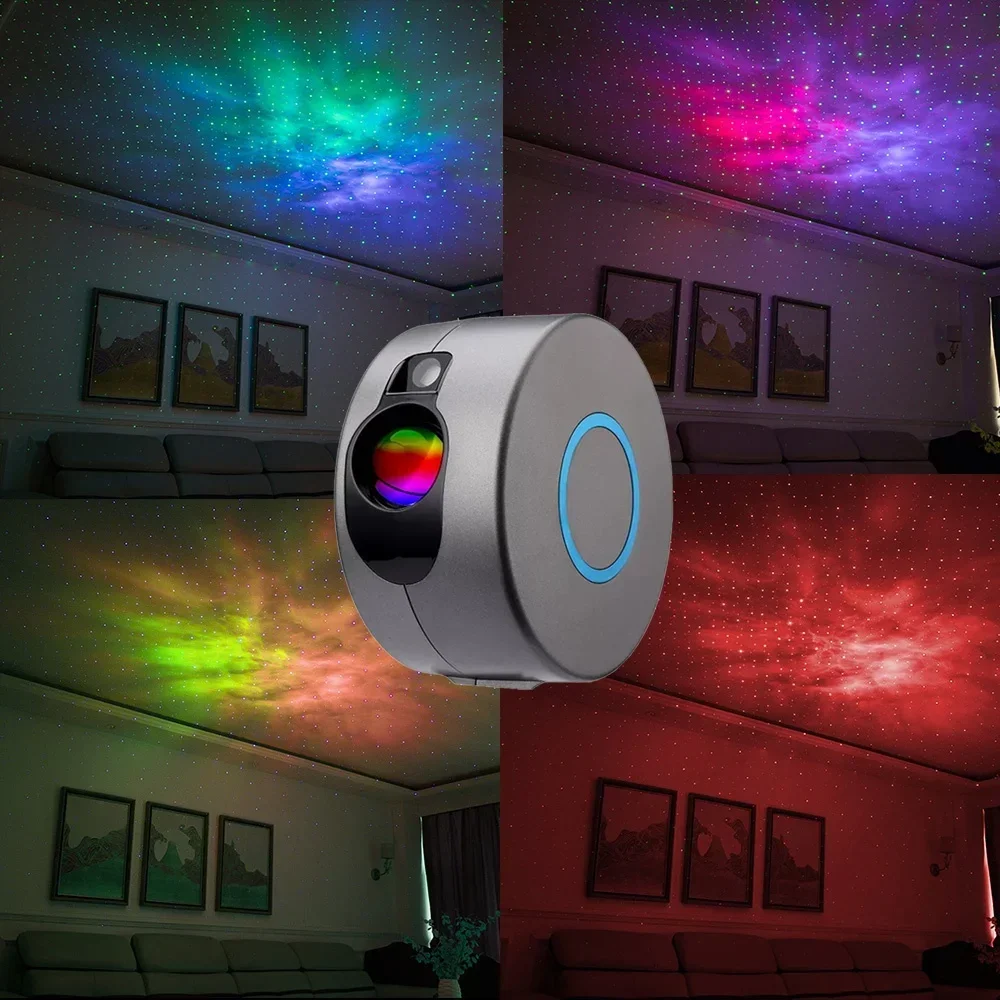 Portable LED Galaxy Star Projector Light for Bedroom Kids Room Party Decoration Starry Sky Night Light