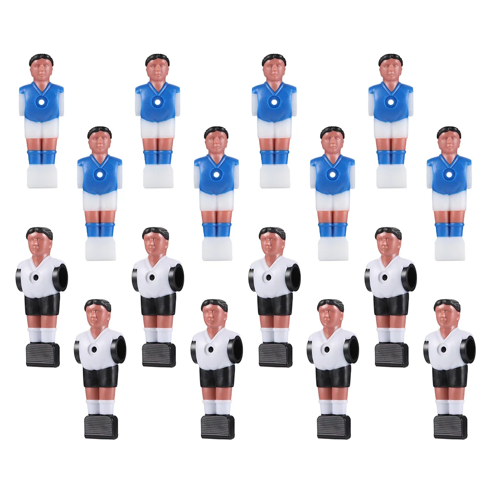 

16 Pcs Football Machine Accessories Man Mini Foosball Characters Resin Men Replacement Lovely Guys