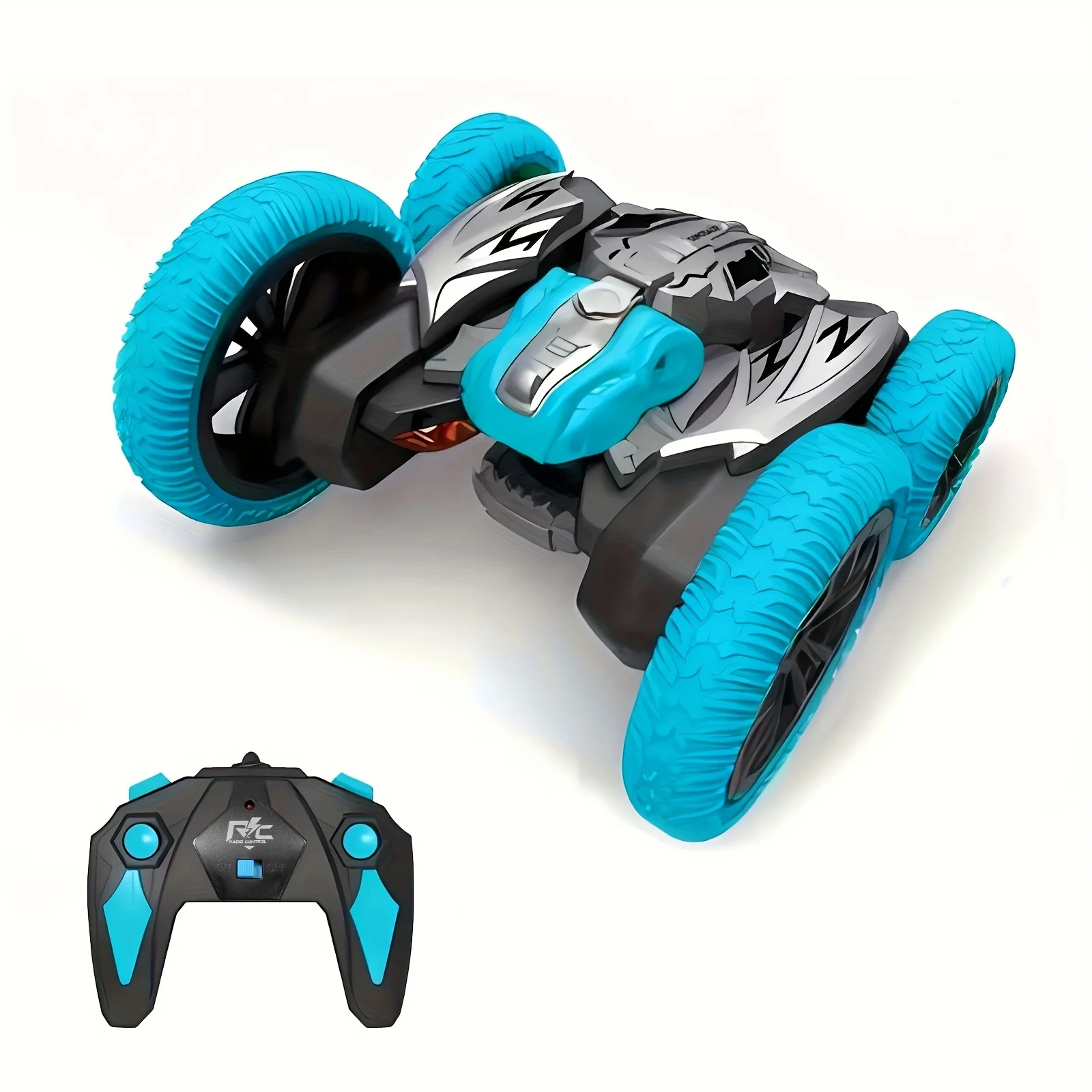 

Mini Inertia Car Toys Car Stunt Toy Double-Sided 3D Flip Control Toy Car Fall Resistance Shatter-Proof Model for Children Gift