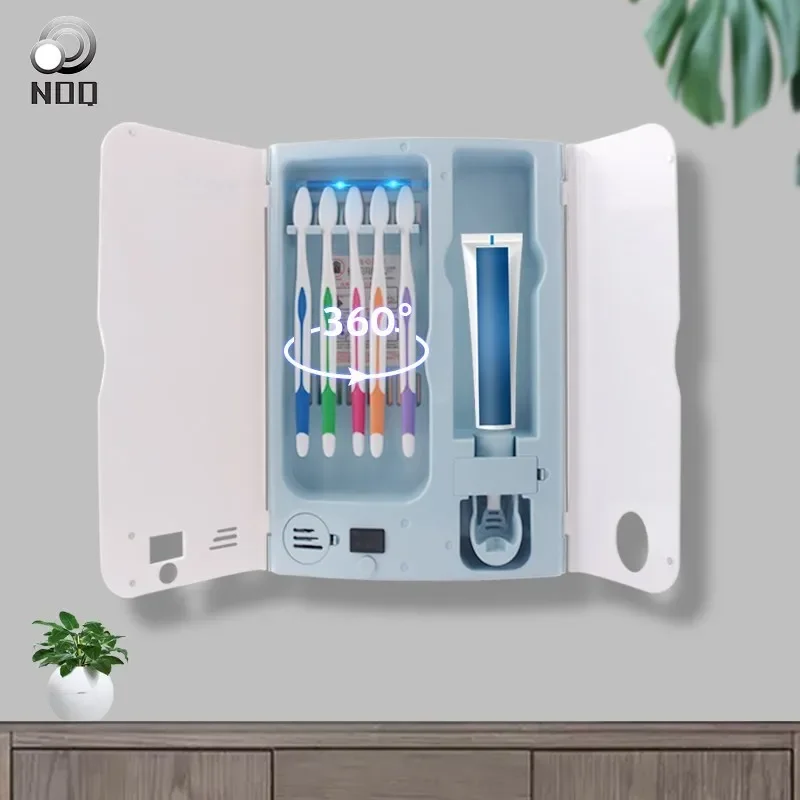 NOQ Uv Sanitizer Box Sterilizing Autoclave 2 In 1 Toothbrush UV Light Sterilizer Box Ultraviolet Dry Heat Cabinet