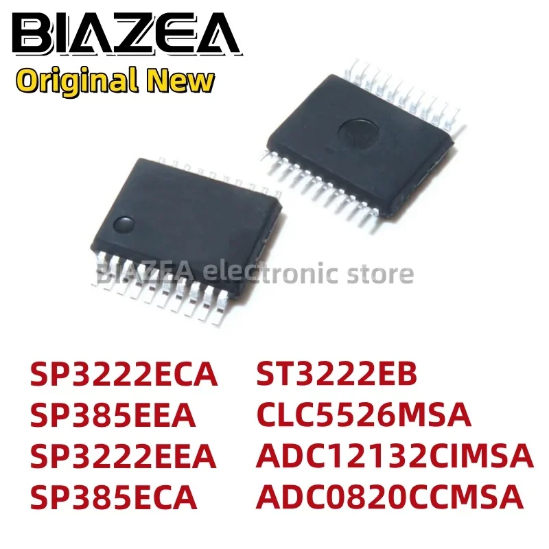 1piece SP3222ECA SP385EEA SP3222EEA SP385ECA ST3222EB CLC5526MSA ADC12132CIMSA ADC0820CCMSA SSOP20
