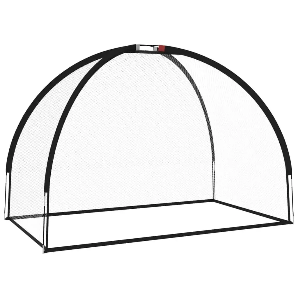 Golf Practice Net 118.1x59.1x82.7 cm, Black Polyester - Perfect for Indoor & Outdoor Training