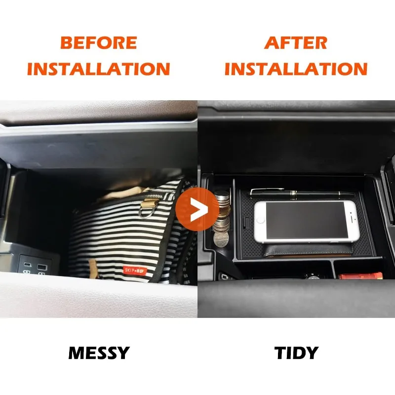 Compatible with Toyota Sienna 2021 2022 2023 2024 Accessories Center Console Tray Organizer