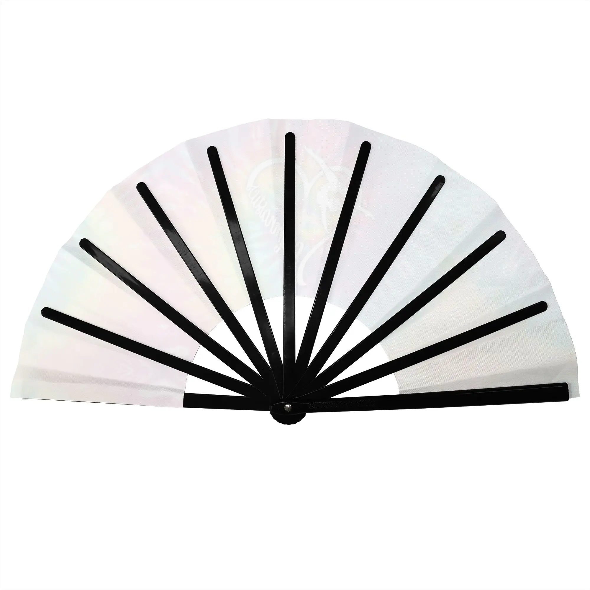 Dance Rhythmic Gymnastics  Stylish Hand Fan Women  Printed Polyester Fan Vintage For Wedding Party Gift