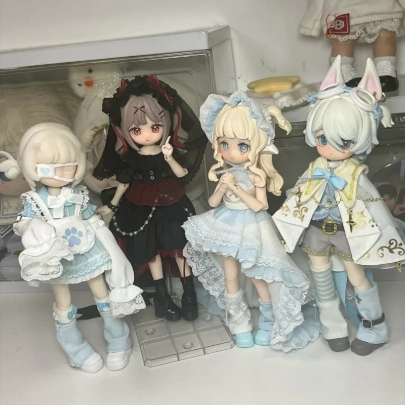 재고 있음 정통 자유 주최자 전자 1/12 Bjd Limited 엘리베이터 블라인드 박스 미스터리 박스 액션 애니메이션 피규어 모델 선물