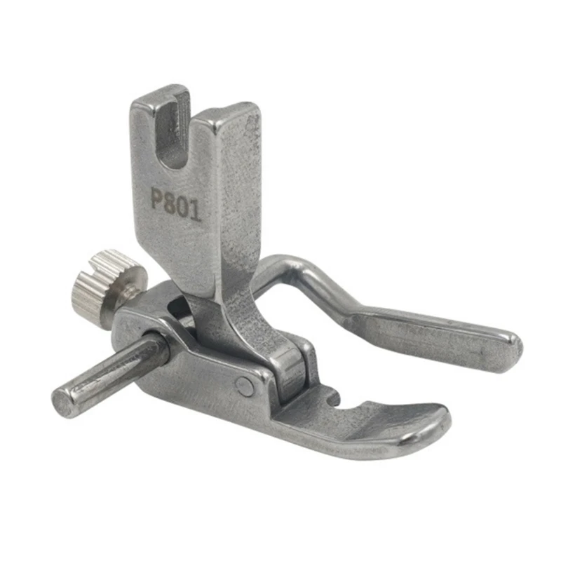 Adjustable Guide Sewing Presser Foot for Shirts/Curtains/Canvas/Fabric/Leather Sewing, P801 Flat Car Presser Foot