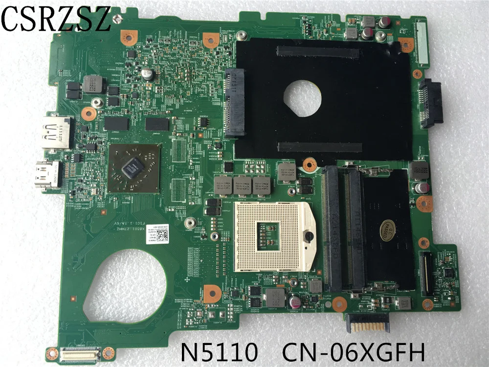 CSRZSZ CN-06XGFH 06XGFH 6XGFH For Dell Inspiron 15 N5110 Laptop motherboard  Test all functions 100%