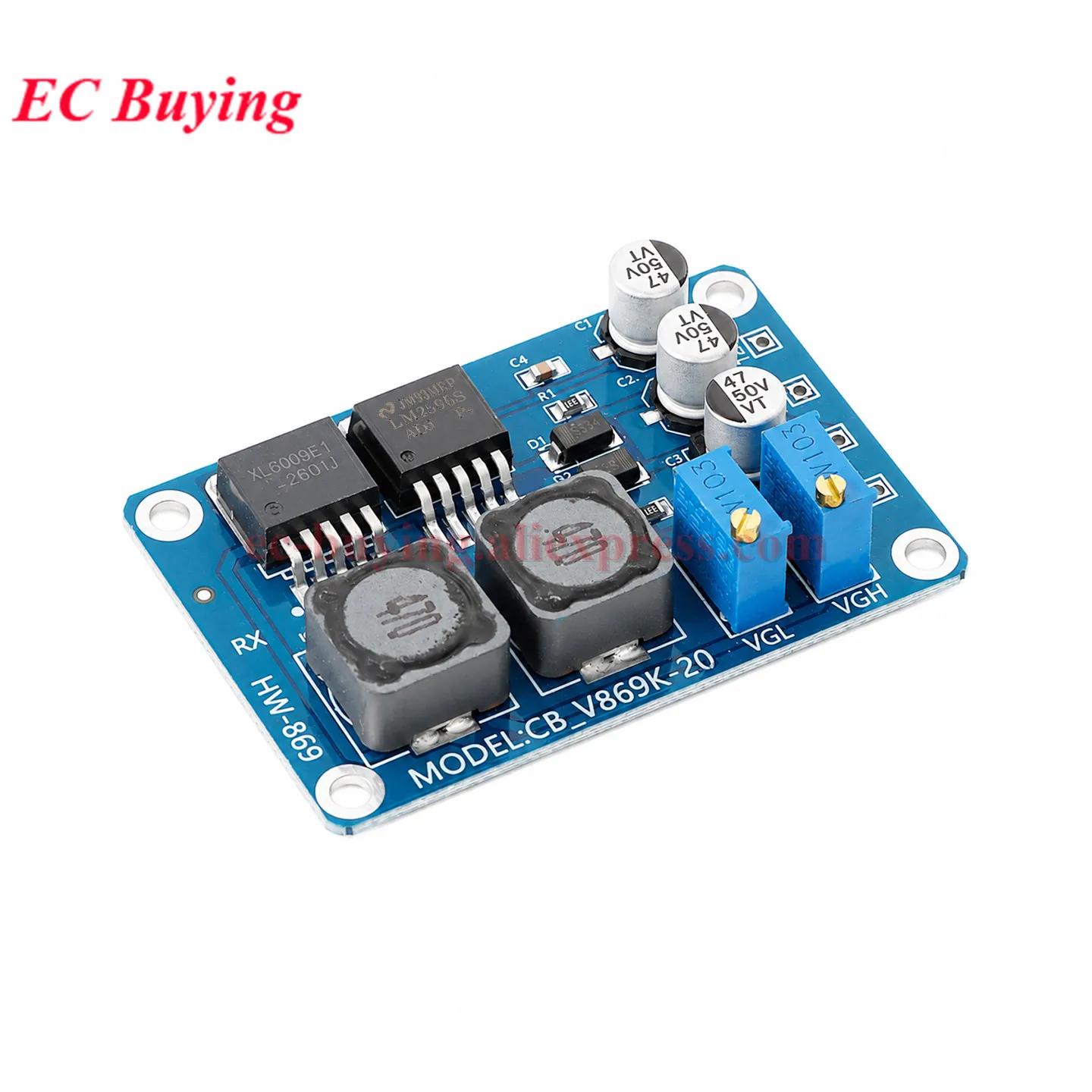 Módulo de Placa VGH VGL DC (5 Peças/1 Peça) para Reparo de Painel LCD com Problemas de Linha Horizontal, Cor Anormal e Y Quebrado - VGH 1-40V VGL 12-28V