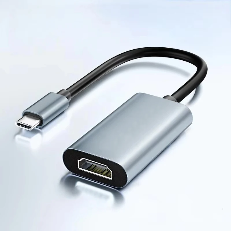 USB C To HDMI-compatible Adapter 4K 60Hz Type C Male To HDTV Female Converter Cable For MacBook Pro Air iPad Pro Huawei Monitor
