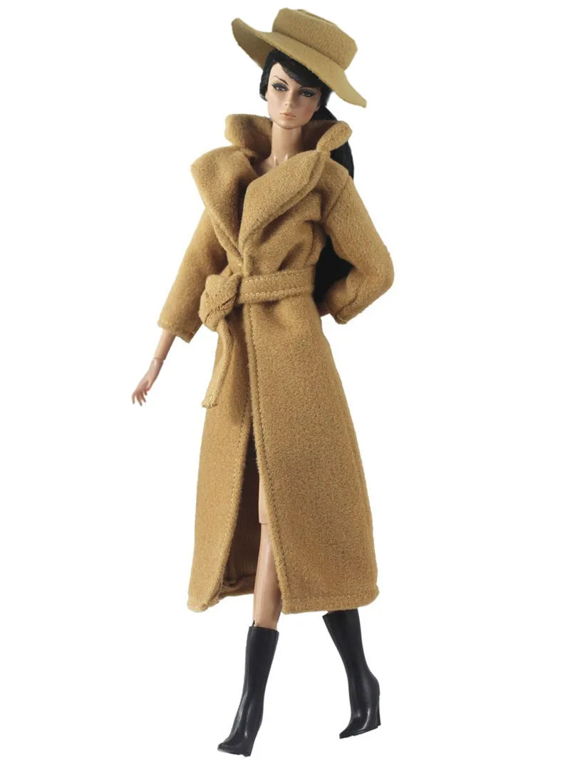 Handmade Doll Clothes Woolen Overcoat Outfit For 11.5 Inch 30cm Doll BJD Clothes Many Style Gifts For Doll Accessories