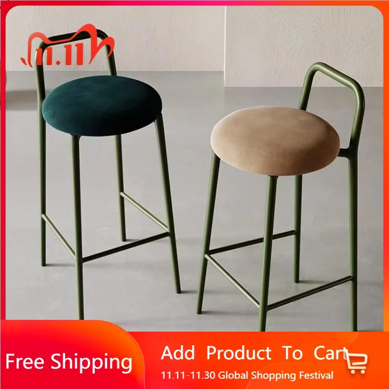 

Reception Desks Adjustable Barstools Camping Gaming Professional Barber Bar Stools White Arm Sillas Para Comedor Bar Furniture